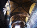 Paintings in the cloister with crosses in the Hagia Sophia in Istanbul 1000 years of the Roman capital 600 years of the Ottoman ca