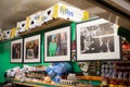 Paintings inside the English Market depict Queen Elizabeth during her visit in the English Market, Cork City