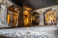 Paintings and rock-cut sculptures described as among the finest surviving examples of ancient Indian art in Ajanta Buddhist cave