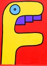Paintings by Thierry Noir is a French artist