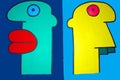 Paintings by Thierry Noir is a French artist