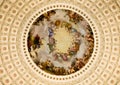 Paintings US Capitol Rotunda Royalty Free Stock Photo