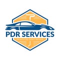 Paintless Dent Repair logo, PDR service logo, automotive company