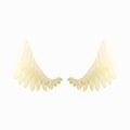 Pair of angel wings icon, cartoon style Royalty Free Stock Photo