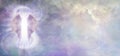 Guardian Angel Spirit Skyscape Banner Royalty Free Stock Photo