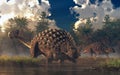 Ankylosaurs Royalty Free Stock Photo