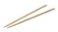 Pair of bamboo disposable chopsticks