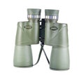 Pair of binoculars isolated on white background Royalty Free Stock Photo