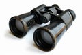 Pair of Binoculars isolated on White Background Royalty Free Stock Photo
