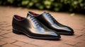 Delicate Precision: Tobias Oxford In Black Calf Leather