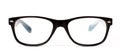 Pair of black modern eye glasses