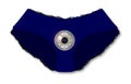 Knickers Security Combination lock Isolated