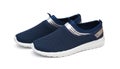 Pair of blue sporty shoes for man Royalty Free Stock Photo