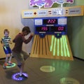 A Pair of Boys Learn About Calories and Energy at the Discovery