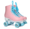 Pair of bright stylish roller skates