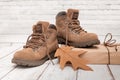 Dockers company shoes, waterproof boots made of natural suede