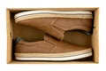 pair of brown shoes Royalty Free Stock Photo