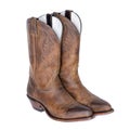 Pair of Brown Western Boots Royalty Free Stock Photo