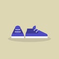 A pair of casual sport shoes icon