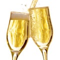 Pair of champagne flutes