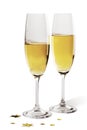 Pair of champagne flutes