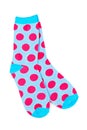 Pair of colorful socks Royalty Free Stock Photo