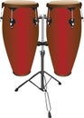 Pair of Conga Drums Royalty Free Stock Photo