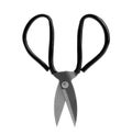 Pair of craft scissors on white