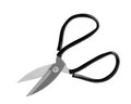 Pair of craft scissors on white Royalty Free Stock Photo