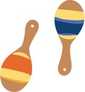 Pair of Cuban or Mexican Maracas