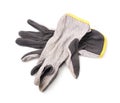 Pair of dirty working gloves Royalty Free Stock Photo