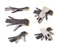 Pair of dirty working gloves Royalty Free Stock Photo
