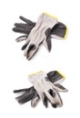 Pair of dirty working gloves Royalty Free Stock Photo