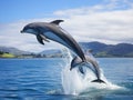 Pair of Dolphins Royalty Free Stock Photo