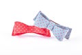 Pair of dotted bow ties. Royalty Free Stock Photo
