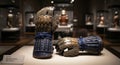 Edo Period Kote Armor Gloves: 18th-Century Samurai Gauntlets on Display Royalty Free Stock Photo