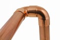 Plumbing pipework Royalty Free Stock Photo