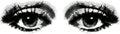 A pair of eyes Royalty Free Stock Photo