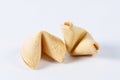 A pair of fortune cookie Royalty Free Stock Photo