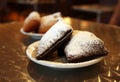 New Orleans beignets close up