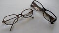 Pair of glass specs Royalty Free Stock Photo