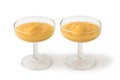 Pair of glasses with traditional dutch egg liqueur