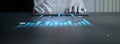 Hands Manipulating Digital Tablet with Data Visualization and Chart Analysis Representing Technology, Innovation, and Royalty Free Stock Photo
