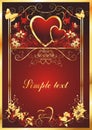 Pair of hearts Royalty Free Stock Photo