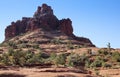 A Pair of Hikers Ascend Bell Rock