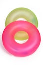 Pair of Inflatable Round Pool Tubes