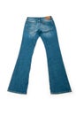Pair of jeans isolated Royalty Free Stock Photo