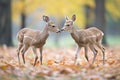 pair of juvenile roan antelopes playing