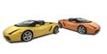 A pair of Lamborghini Gallardos Royalty Free Stock Photo