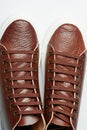 Pair of leather keds Royalty Free Stock Photo